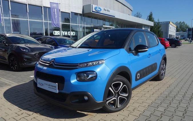 Citroen C3 cena 46900 przebieg: 80145, rok produkcji 2019 z Piła małe 379